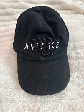 AWAKE Black Hat with Embroidered Logo